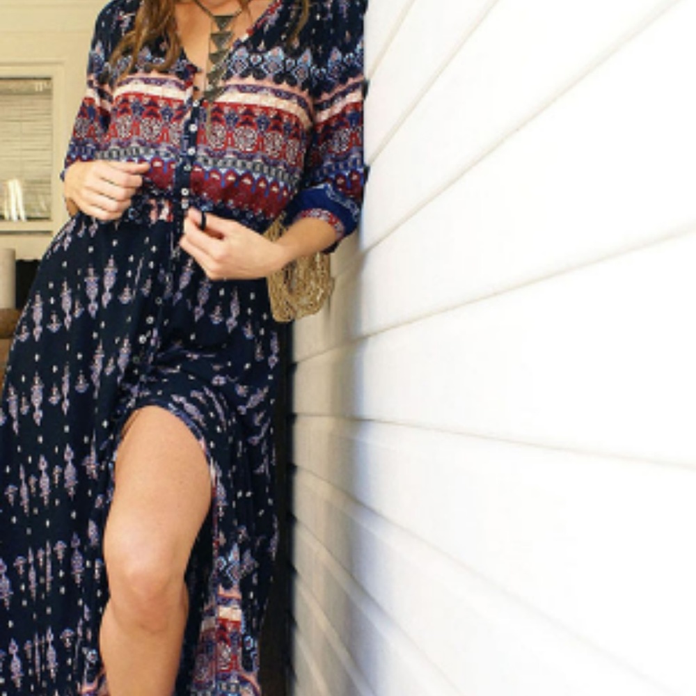 Maxi Slit Dress